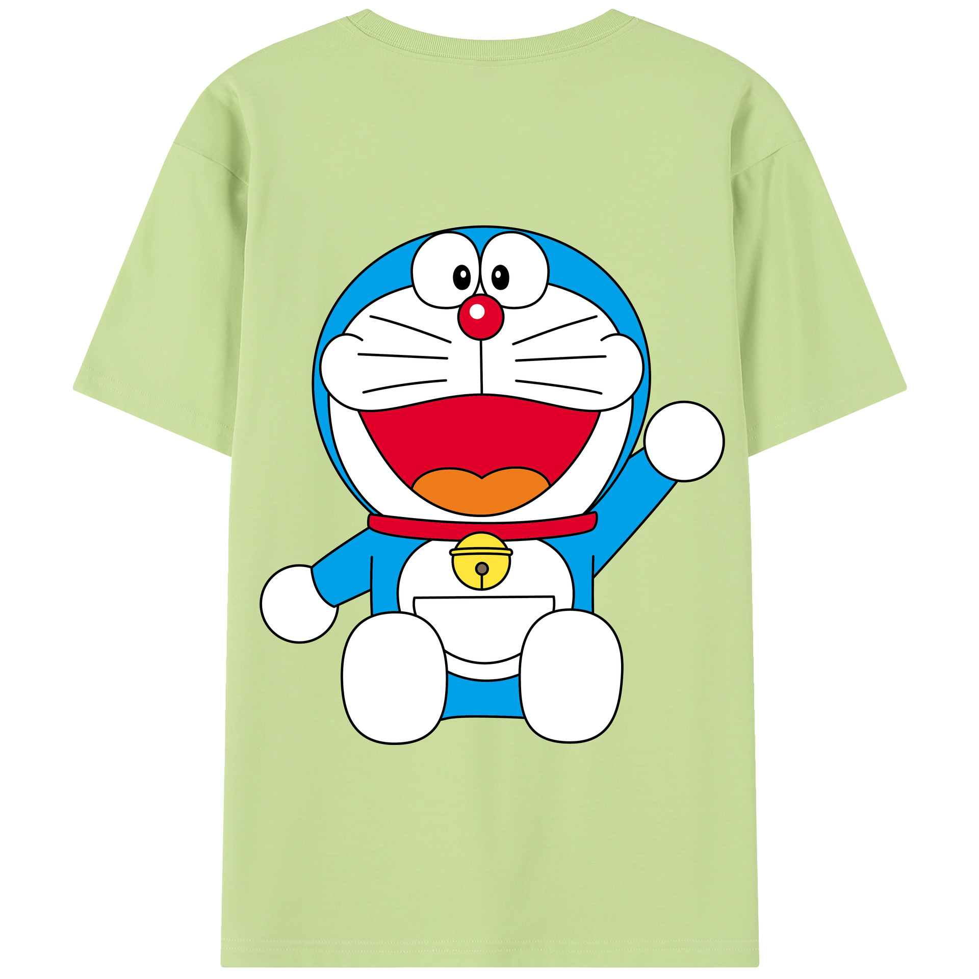 （画像用） ドラえもん Doraemon 綿100％半袖Tシャツ（背面プリント）